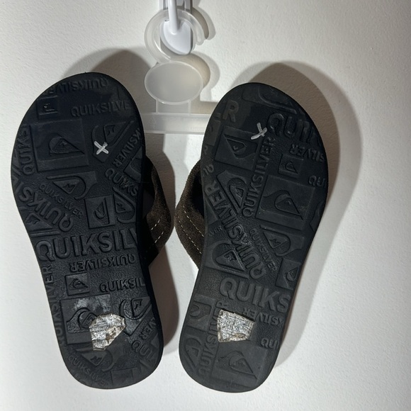 Quicksilver Carver Suede Brown Boys Sandals Size 2 - Picture 4 of 5